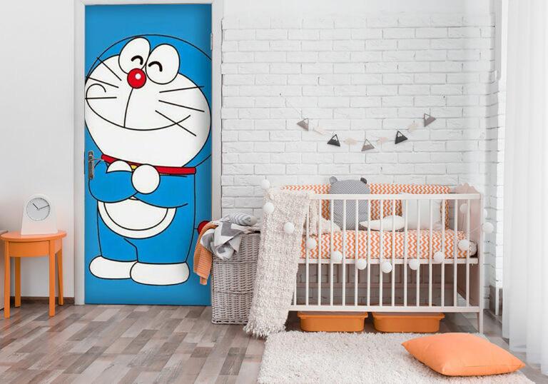 Door Stickers Mockup